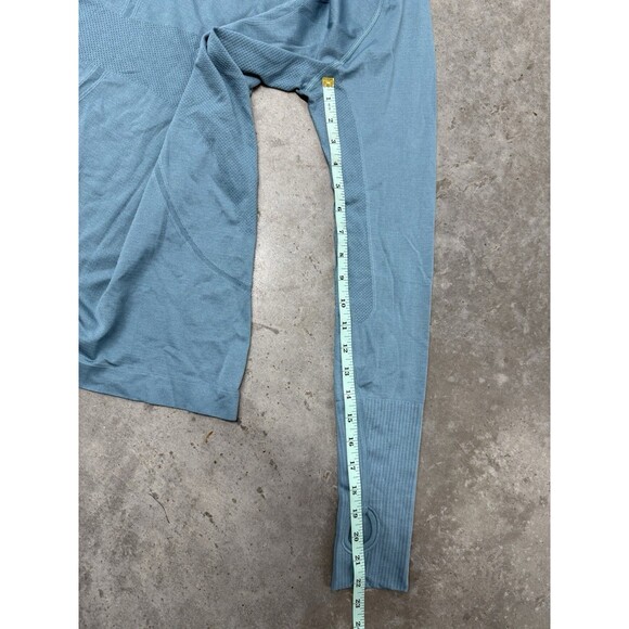 Lululemon Swiftly Tech Long Sleeve Crew. Pacific Breeze. Blue Teal.Womens. Sz 10 - Picture 10 of 16